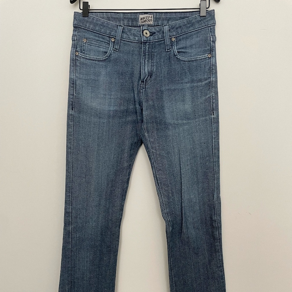 Naked and Famous Mens Skinny Guy Silk Blend Denim - Size 31